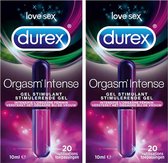 Durex Intense Orgasmic Gel - 2 x 10 ml