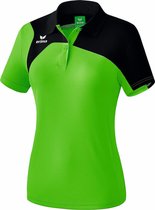 Erima Club 1900 2.0 Polo Dames - Green / Zwart | Maat: 36