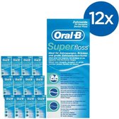 Oral B Superfloss 12 x 50 stuks - Flosdraad - Voordeelverpakking