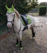 Shine Lime - Pony - Complete set - Dekje, 4 flextrainers, oornetje, springschoenen - Ruiter - Paardrijden - Sport - Dressuur