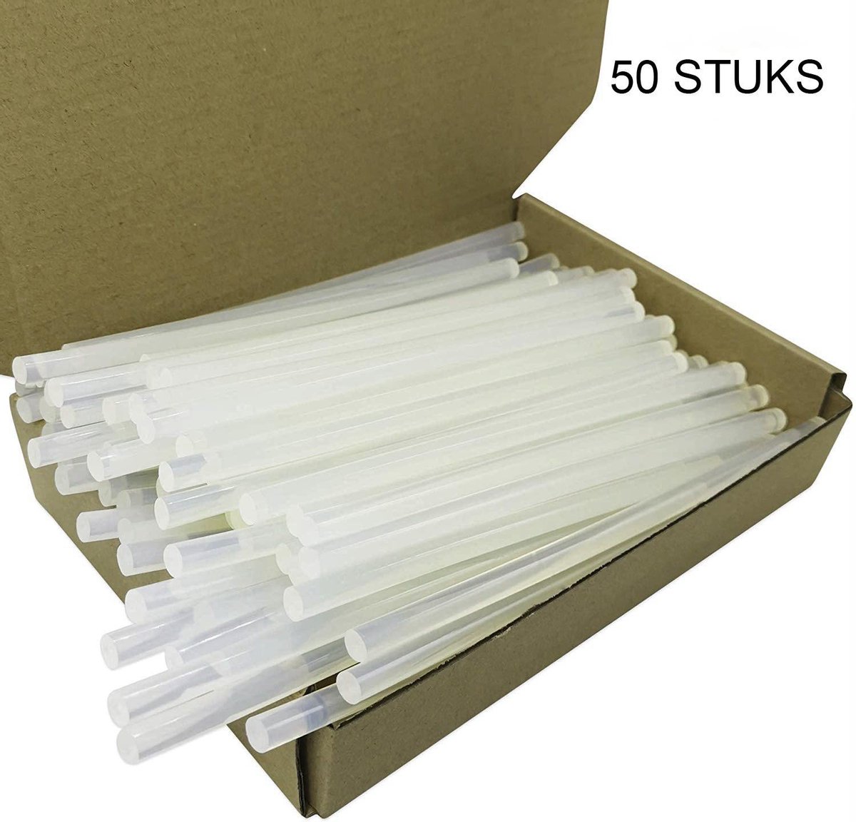 GeJe Lijmpatronen Lijmsticks Lijm Patronen Lijmpistool 11 mm x 260 mm 50 stuks