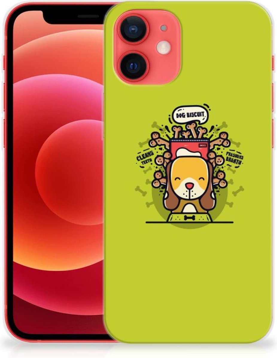 iPhone 12 Mini Telefoonhoesje met Naam Doggy Biscuit