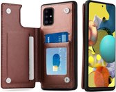 Samsung Galaxy A51 wallet case - bruin
