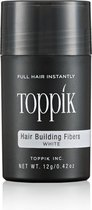Toppik Hair Building Fibers Wit - 12 gram - Cosmetische Haarverdikker - Verbergt haaruitval - Direct voller haar