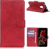 Luxe Book Case - Motorola Moto G9 Play Hoesje - Rood