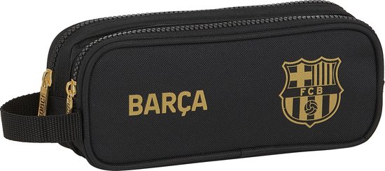 Soepel Farmacologie gerucht FC Barcelona Etui Gold - 21 x 8 x 6 cm - Zwart | bol.com