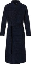 Heren badjas blauw