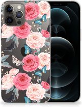 Smartphone hoesje iPhone 12 Pro Max Telefoontas Butterfly Roses