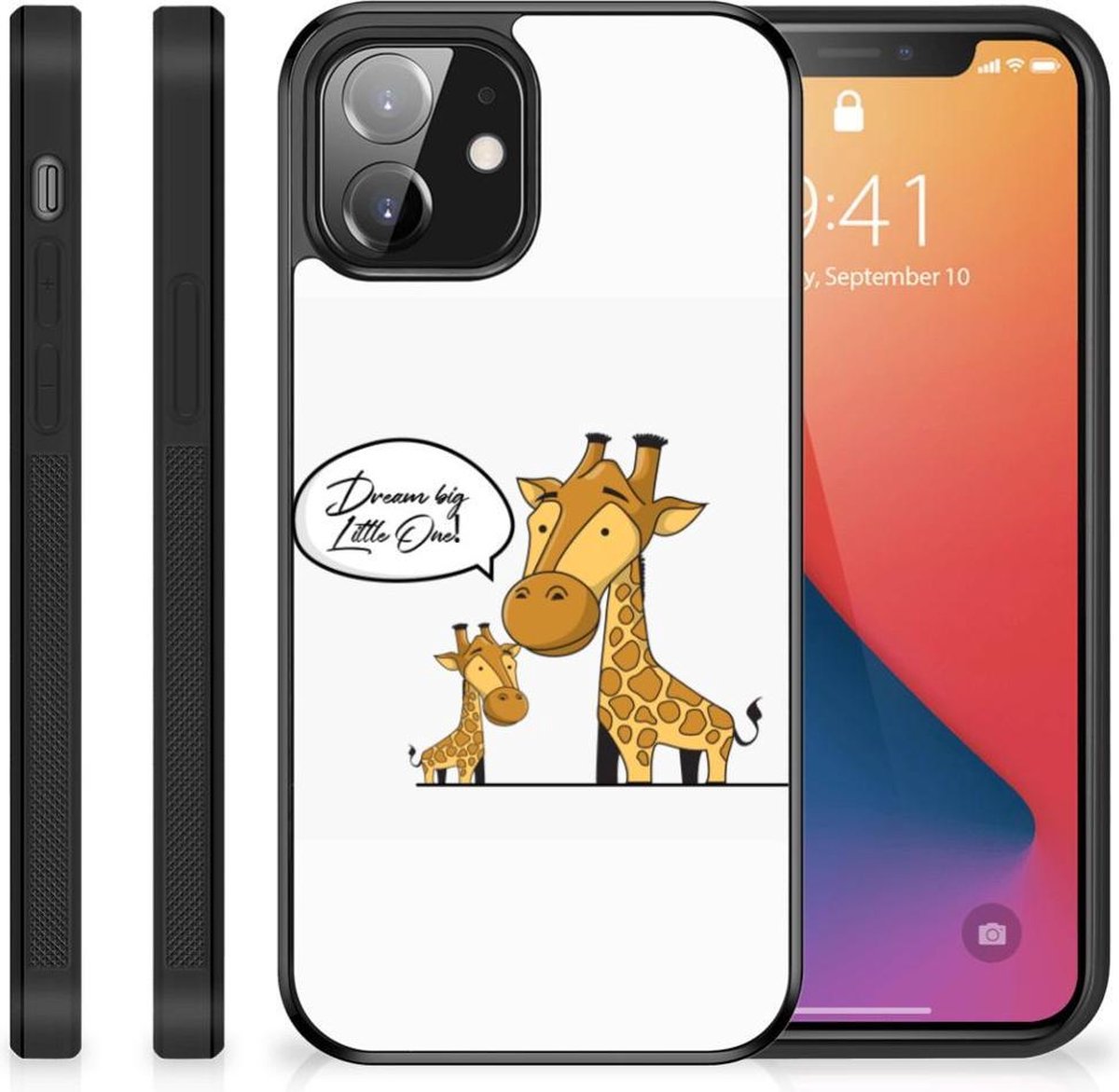 iPhone 12 Mini Bumper Hoesje Giraffe