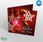 Muziekwenskaart - Kerst klassiek – zelf opneembaar – 60 seconden – 21x21cm – hoge kwaliteit – inclusief envelop