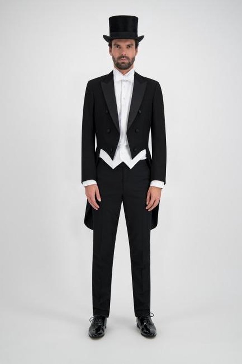 GENTS - Kostuum heren zwart PV - Polyblend - Zwart - Maat 24/24