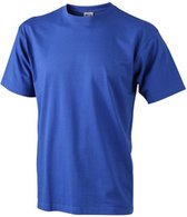 James and Nicholson - Unisex Medium T-Shirt met Ronde Hals (Blauw)