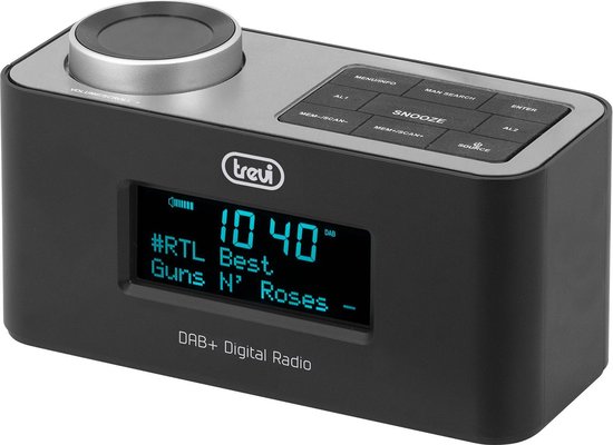Digitale klokradio, DAB / DAB + Trevi RC 80D6, zwart | bol.com