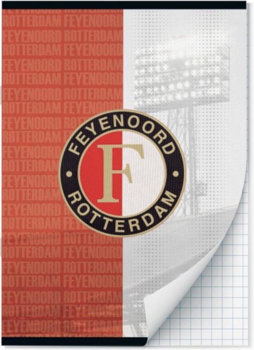 Schrift Feyenoord 2pack A4 geruit (320546)