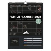 Familieplanner 2022 - ZWART 6 personen ( 42cm x 32cm)