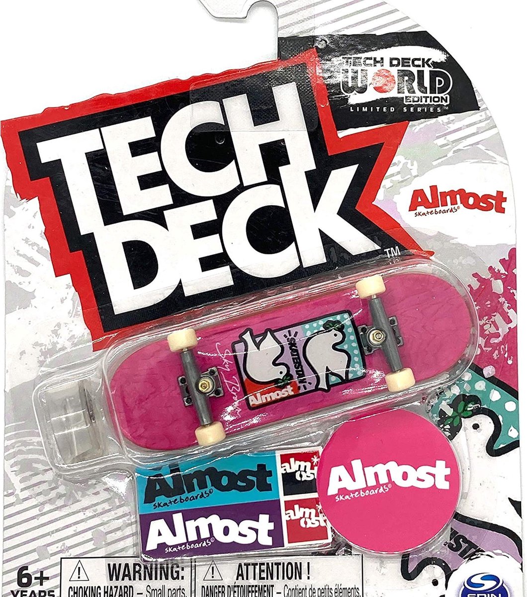 bovenstaand Volwassenheid Indiener Tech Deck World Edition Limited Series Almost Sky Brown Fingerboard |  bol.com