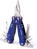 Zakmes - Workpro multitoolmet 15 functies - multi tool zakmes- RVS 16cm - broeksriemholster inbegrepen - survival mes - camping - outdoor