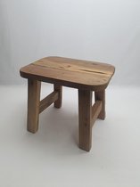 Teak houten krukje