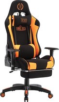Game Chair - Transat - Zwart Oranje - Lumières LED