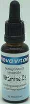 Nova Vitae - Vitamine D3 - vloeibaar - 1000 IE - 25 mcg - 25 ml