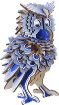 3D puzzel Uil | Bouwpakket | Hout | 17.5 CM