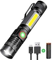 Prival Zaklamp - Zaklamp Led - Zaklamp Kinderen - Zaklamp Oplaadbaar - Zaklamp - Flashlight