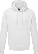 Russell- Authentic Hoodie - Wit - M