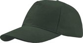 Atlantis Liberty Five Buckle Heavy Brush Cotton 5 Panel Cap (Groen)