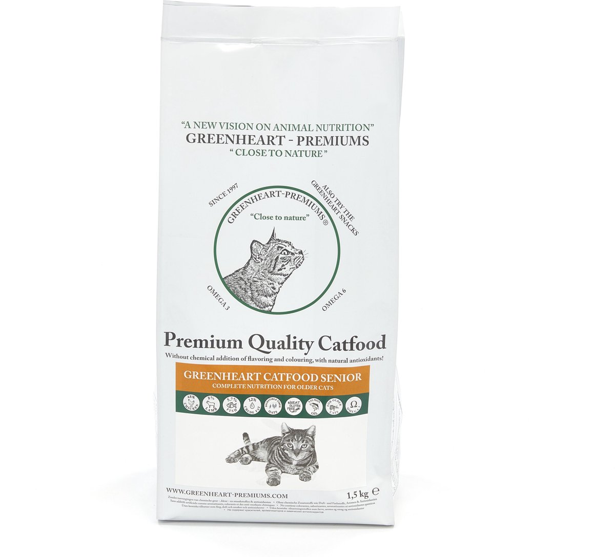 Greenheart kattenvoer Senior 10 kg - Kat