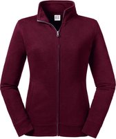 Russell Dames/dames Authentieke Sweat Jacket (Bourgondië)