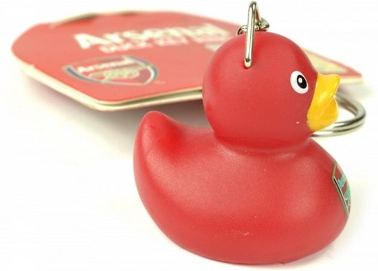 Arsenal FC Officiële Voetbal Mini Eend Sleutelhanger (Rood) | bol