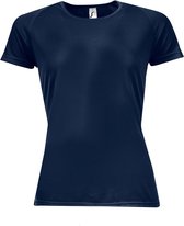 SOLS Dames/dames Sportief T-Shirt met korte mouwen (Franse marine)