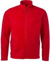 James and Nicholson Heren Fleece Jas (Rood)