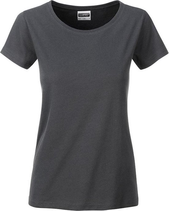 James and Nicholson T-shirt Basic en coton biologique pour femmes / femmes (Graphite)