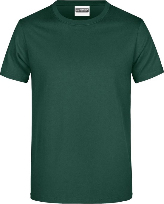 James And Nicholson Heren Basis T-Shirt (Donkergroen)