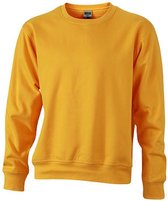 James and Nicholson Uniseks werkkleding Sweatshirt (Goudgeel)