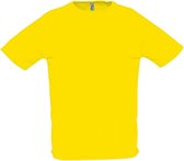 SOLS Heren Sportief T-Shirt met korte mouwen Performance (Neon geel)