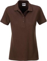 James and Nicholson Vrouwen/dames Basic Polo (Bruin)