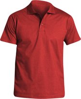 SOLS Heren Prescott Jersey Poloshirt met korte mouwen (Rood)