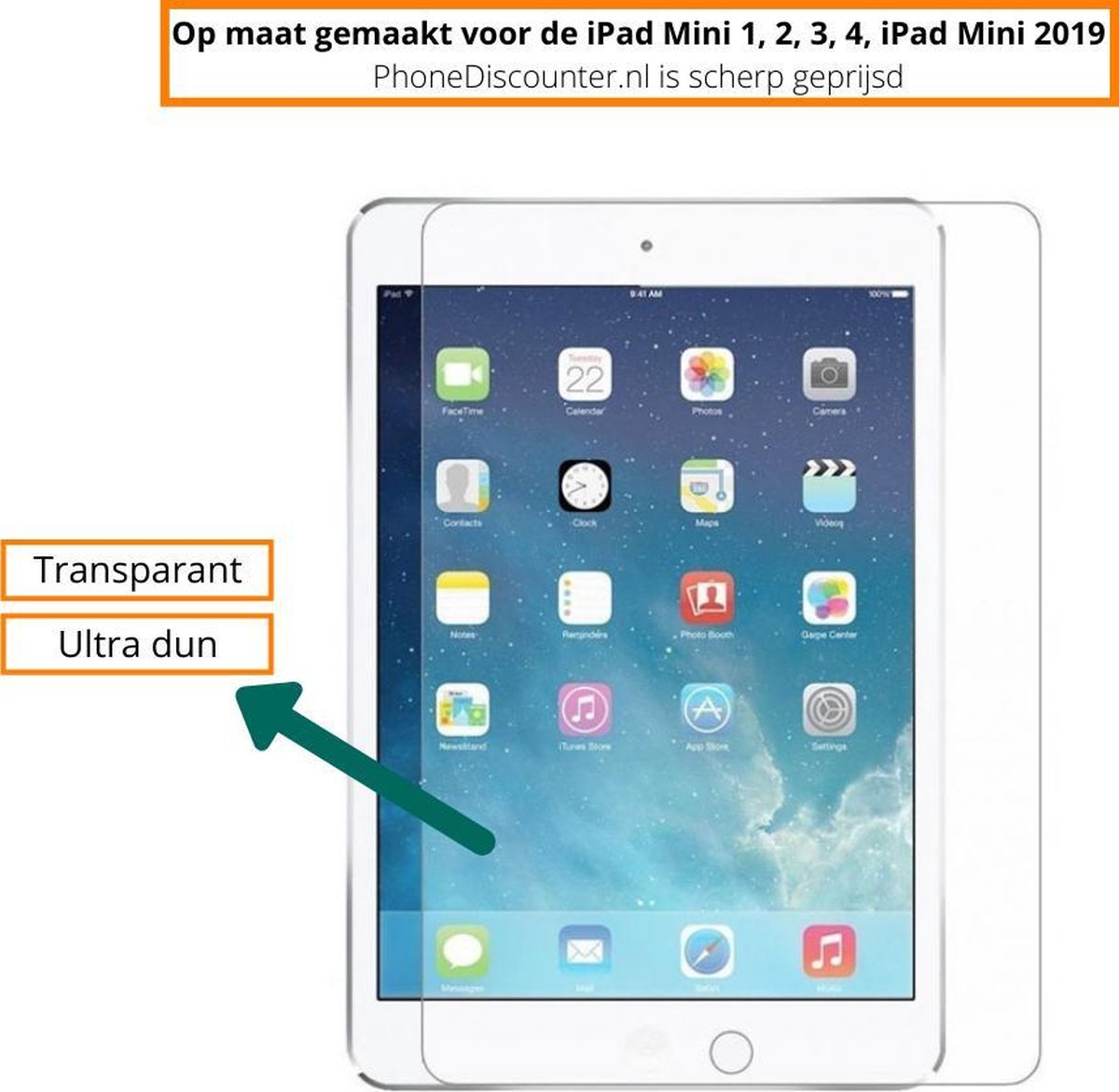ipad mini 4 screen protector | iPad Mini 4 full screenprotector | iPad Mini 4 tempered glass screen protector | screenprotector ipad mini 4 apple | Apple iPad Mini 4 glasplaat