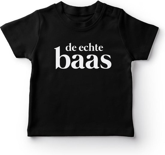 Matching shirts Vader & Zoon - De Echte Baas - Papa maat S & Zoon maat 80 van GecoZa — afbeelding 5