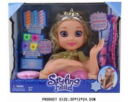 Make-up pop – Kappop – Kaphoofd met accessoires + make up + haaraccessoires