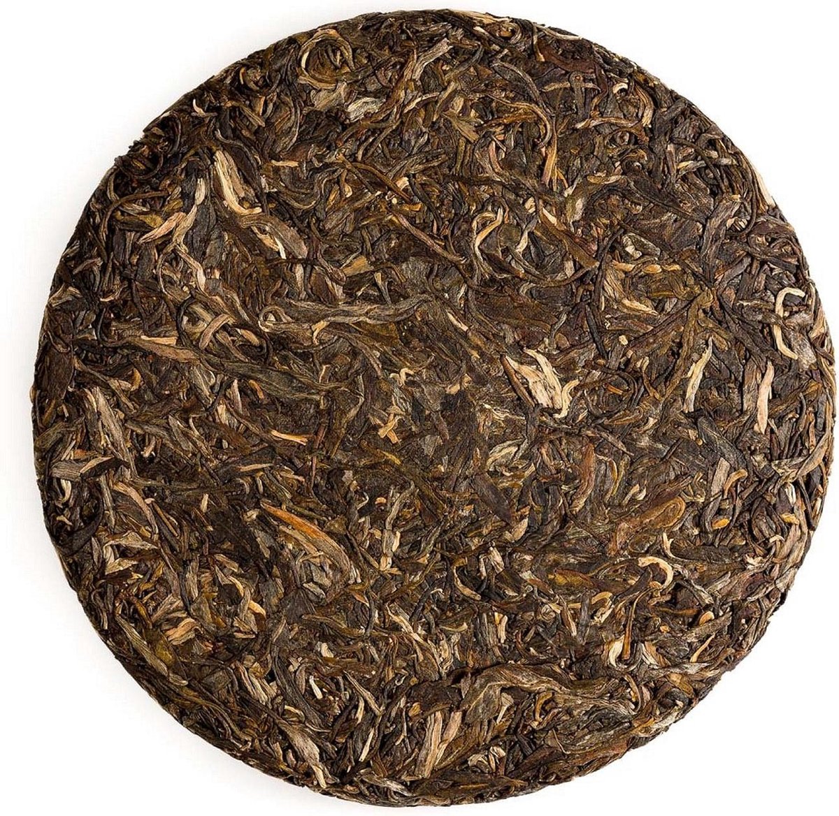 Pu-Erh Sheng Thee Cake Rauw - Raw Pu Erh Pressed Tea Perfect Voor Veroudering - 357 gram