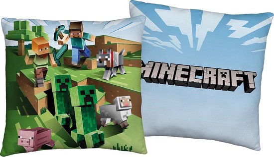 Coussin Minecraft, Mobs - 40 x 40 cm - Polyester