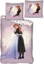 Disney Frozen Dekbedovertrek Hug - Eenpersoons - 140  x 200 cm - Katoen