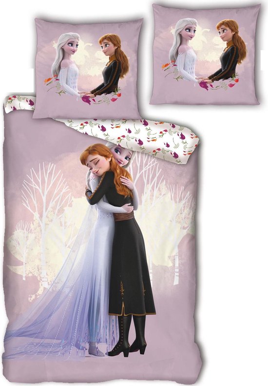 Housse de couette La Reine des Disney Frozen Hug - Simple - 140 x 200 cm -  Katoen | bol.com