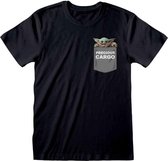Star Wars : Mandalorian, The - Precious Cargo Pocket Unisex T-Shirt Zwart