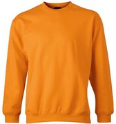 James and Nicholson Unisex Round Heavy Sweatshirt (Oranje)