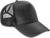 Result Headwear Herenkern New York Sparkle Cap (Zwart)