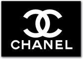 Canvas Experts schilderij doek met Exclusieve afdruk van Chanel maat 60x90CM *ALLEEN DOEK MET WITTE RANDEN* Wanddecoratie | Poster | Wall art | canvas doek |muur decoratie |